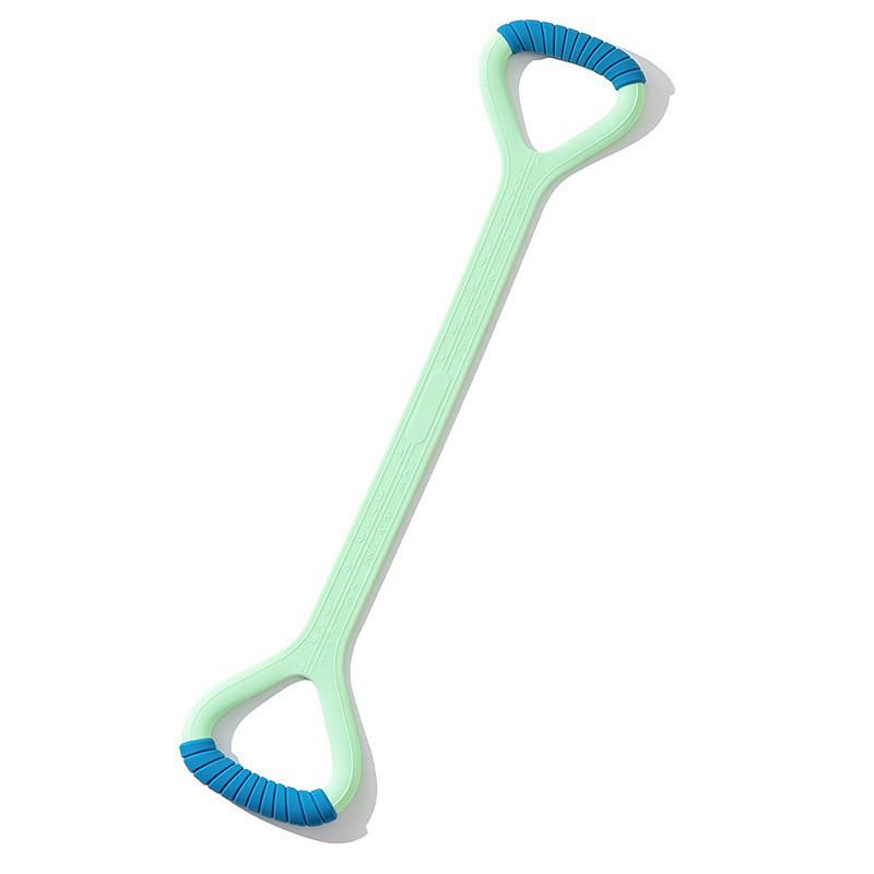 Silicone 8-Shape Yoga Resistance Band - 35 lbs Shoulder & Back Training Elastic Band