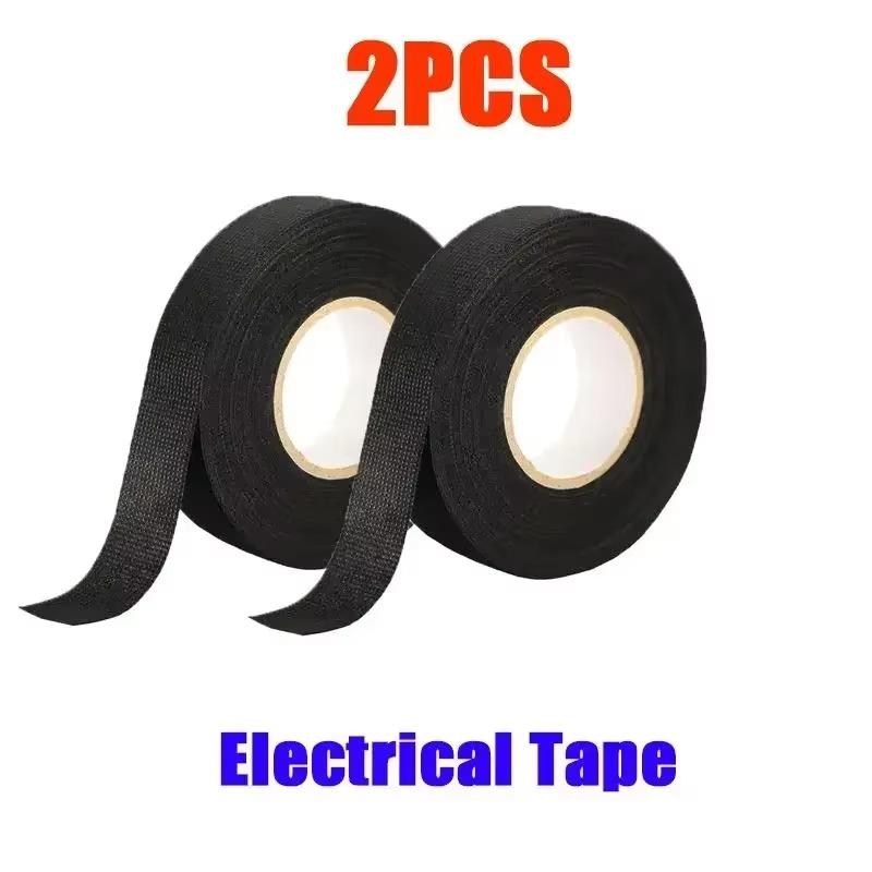 Sound Absorbing Tape Insulation Black Electrical Tape Heat Waterproof Resistance Tapinsulation Automotive Fabric Cloth Tape