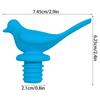 Wine Bottle Stopper 3D Bird Reusable Plug Silicone Champagne Stopper For Champagne Liquor Beverage Beer Bar Kitchen Party