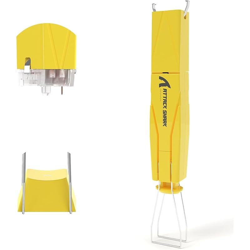 

ATTACK SHARK KS01 Keycap Puller & Shaft Puller 2-in-1, Removal Tool for Keyboard, Adjustable 304 Stainless Steel Keycap Remover, Transparent, Hot