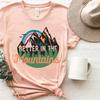 Mountains T Shirt Hiking Vintage Mountain Beter In The Camping Nature Calling Vintage Streetwear Designer Clothes