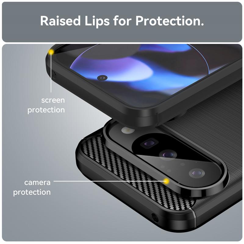 For Google Pixel 10 Case Google Pixel 10 Pixel 10 Pro Cover Funda Shockproof Brushed TPU Anti-Slip Protective Phone Back Cover