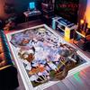 Alice Wonderland Glow Carpet Rug for Living Room Bedroom Home Sofa Decoration,Kids play Nonslip Floor Mat