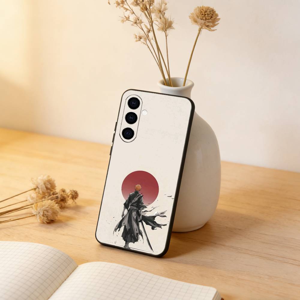 

BLEACH Ichigo Kurosaki Phone Case For Samsung Galaxy A73,A72,A71,A70,A53,A52,A51,Others Soft Black Cover Samsung a22 4g