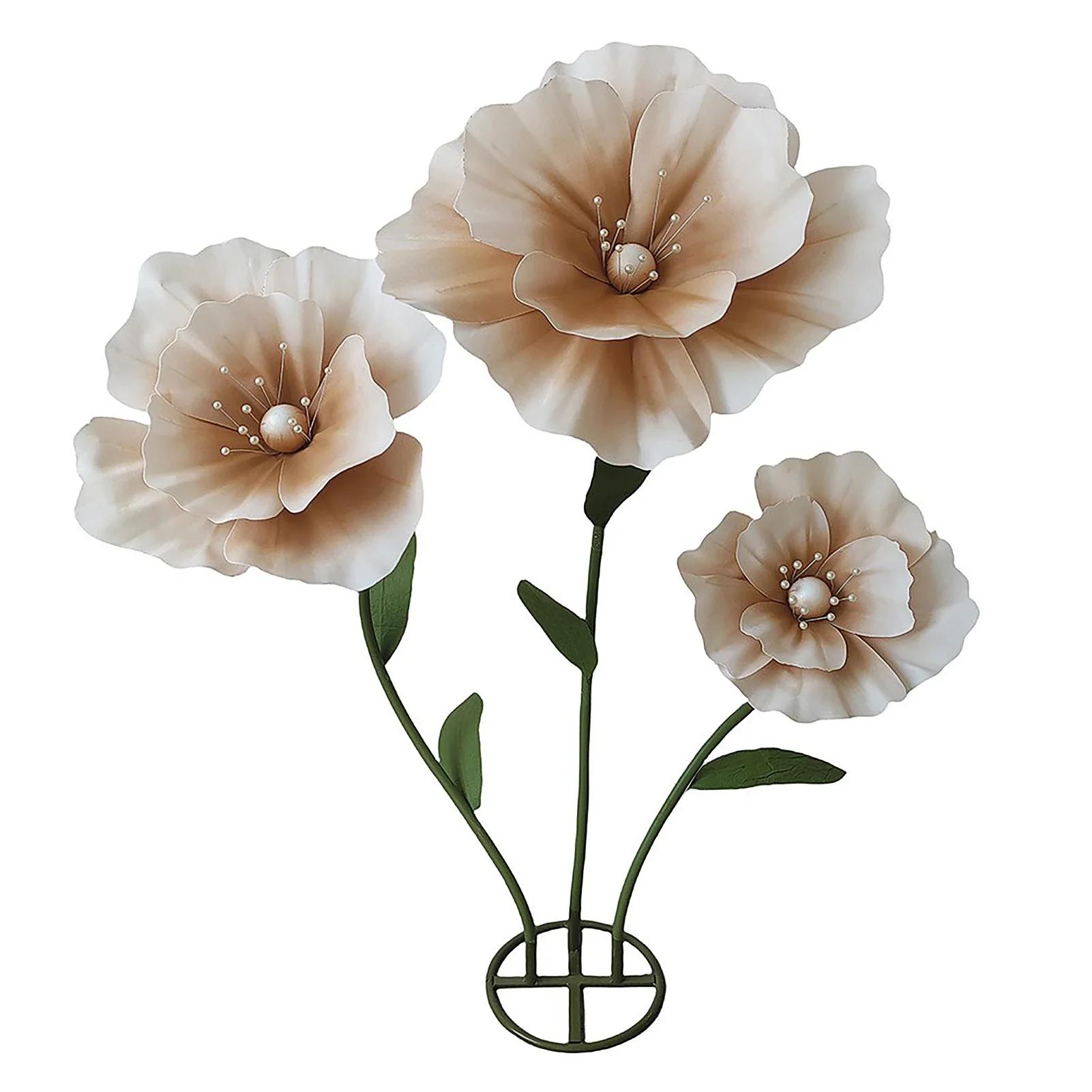 

160cm Wedding Decoration Three-Dimensional Big Corn Poppy Flower, Yu Meiren Simulation Foam Flower, Wedding Stage Papaver Rhoeas коричневый