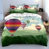Colorful Hot Air Balloons. Bedding Sets Duvet Cover Sets Duvet Covers Pillowcases(1 * Duvet Cover 2 * Pillowcases Without Duvet Insert)