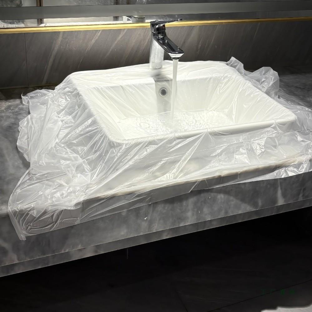 5pcs/set Disposable Isolation Film Anti-Dirt Anti-Fouling Cover  Hotel Travel Washing Use