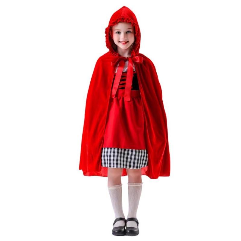 Halloween Children's Little Red Riding Hood Big Bad Wolf Costume, Stage Role-playing Costume