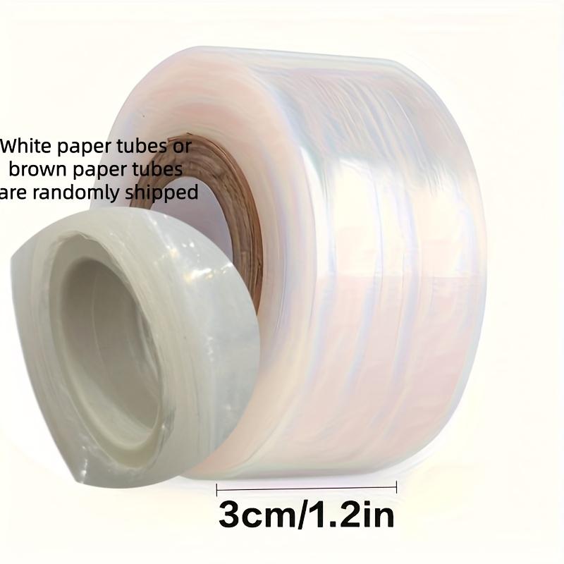 1 Rolle Selbstklebendes Pflanzenband für Baumveredelung, Verzweigung und Gartenstütze - Stark Nicht-Klebend, Flexibles Dehnbares Weißes Band