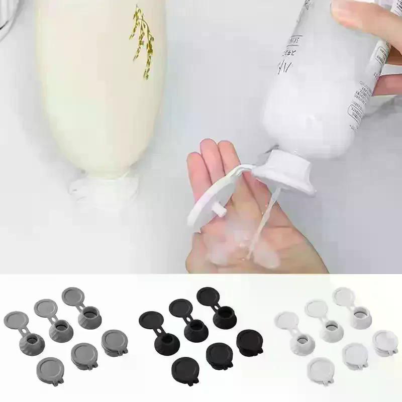 3pcs Inverted Bathroom Shower Gel Shampoo Leakproof Kitchen Spice Bottle Plastic Cup Lid Wholesale Leakproof Bottle Cap