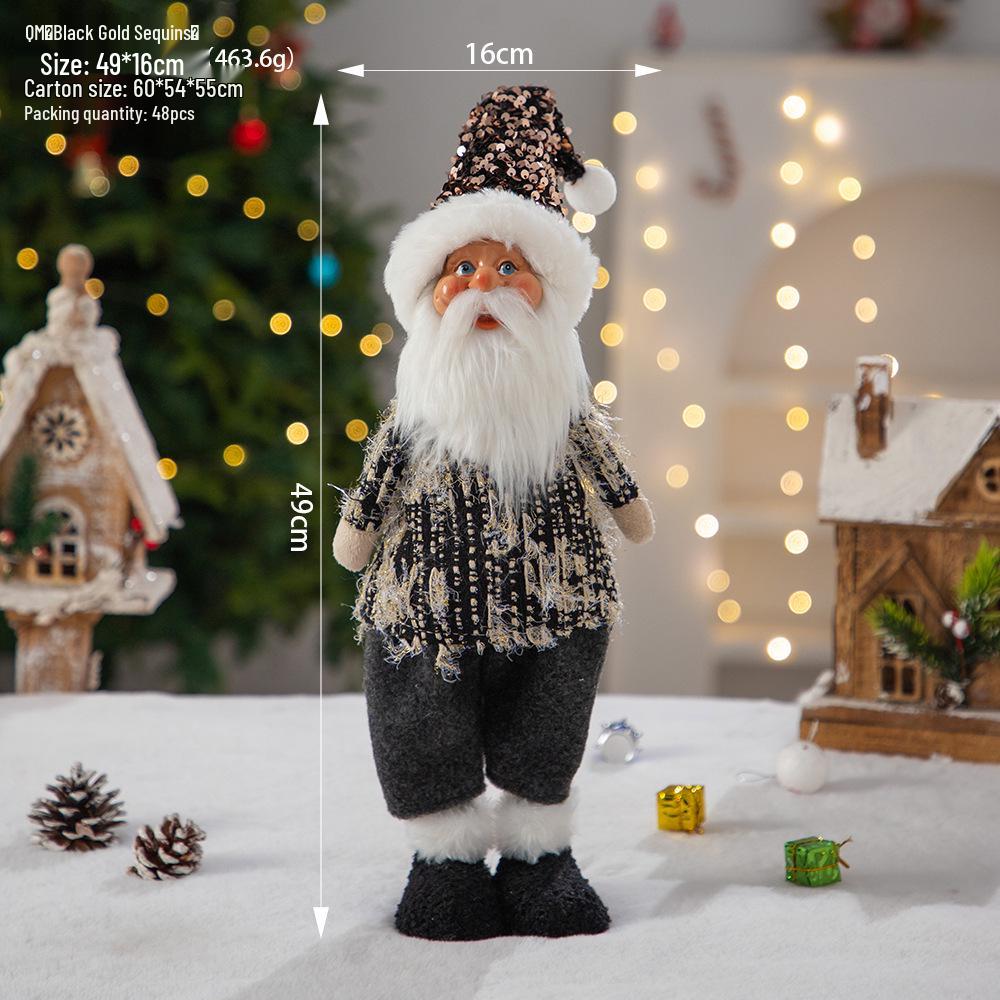 Christmas Ornaments: Faceless Old Man, Snowman, and Reindeer Dolls