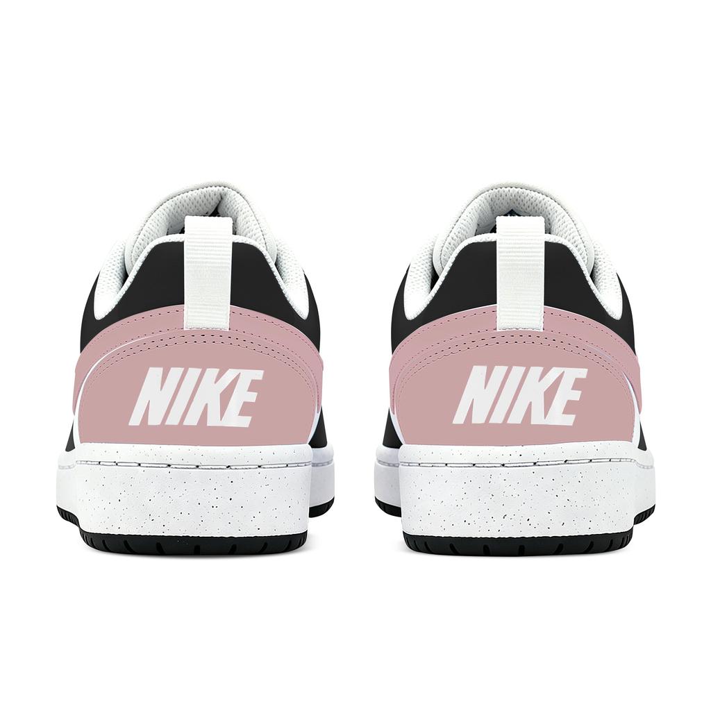 Nike Court Borough Heart Deeply In Love Low Top Skateboard Shoes Unisex Black Pink DV5456-131(Team529-)