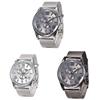 Premium Quality Mens Stainless Steel Military Watch With Elegant Date Functionality