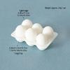 Mini Dollhouse DIY Egg Carton Model with Duck Egg Ornaments and Tray Accessories for Kitchen Scene Decor.