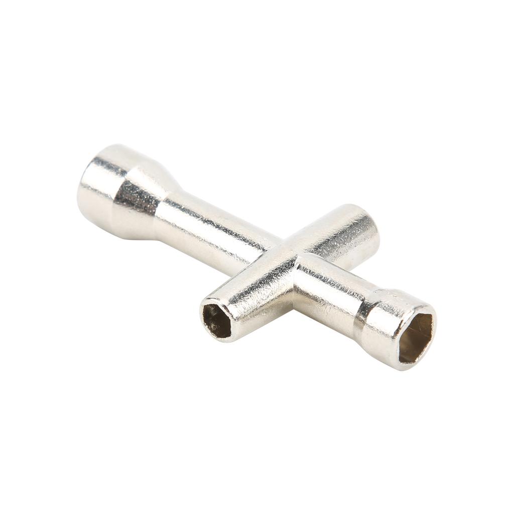 124 M2 Locknut Metal Lock Nut Selflocking Nut with Cross Wrench for Axial Scx24 AXI90081(Silver )