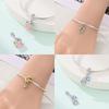 Charm Bead Charms Authentic Colored Zircon Cat Elephant Animal Pendant Authentic copper Bead Compatible With Bracelets Women Valentines Gift Accessory