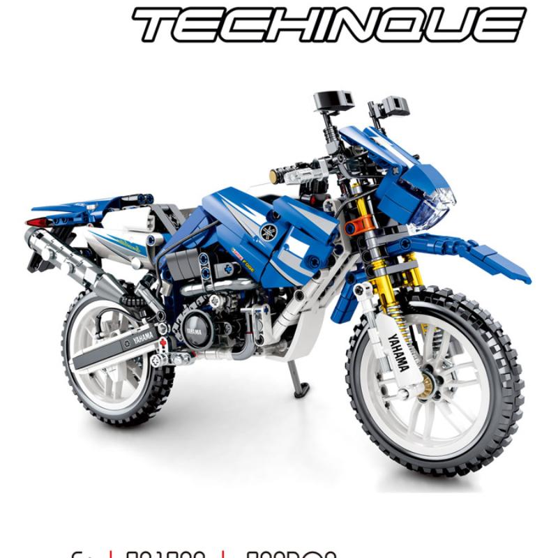 Motor Moc Baustein 1:6 skala Montieren Modell Motorrad Ziegel Dampf Spielzeug Sammlung für Jungen Geschenke
