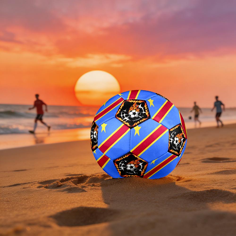 1pc Sports Theme Congo Size 5 Soccer Ball Professional Match Training Football Indoor &Outdoor Sports Ball Lightweight Durable c667