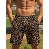 Pantaloncini da uomo color-block con stampa 3D