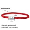 Simple Style Keel Rope Bracelet Unisex Magentic Clasp Lucky Red Thread Braslet Friendship Jewelry Beach Accessories Gift Joias