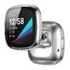 Matte Schutzhülle mit gehärtetem Glas für Fitbit Versa 4/3/Sense 1/2