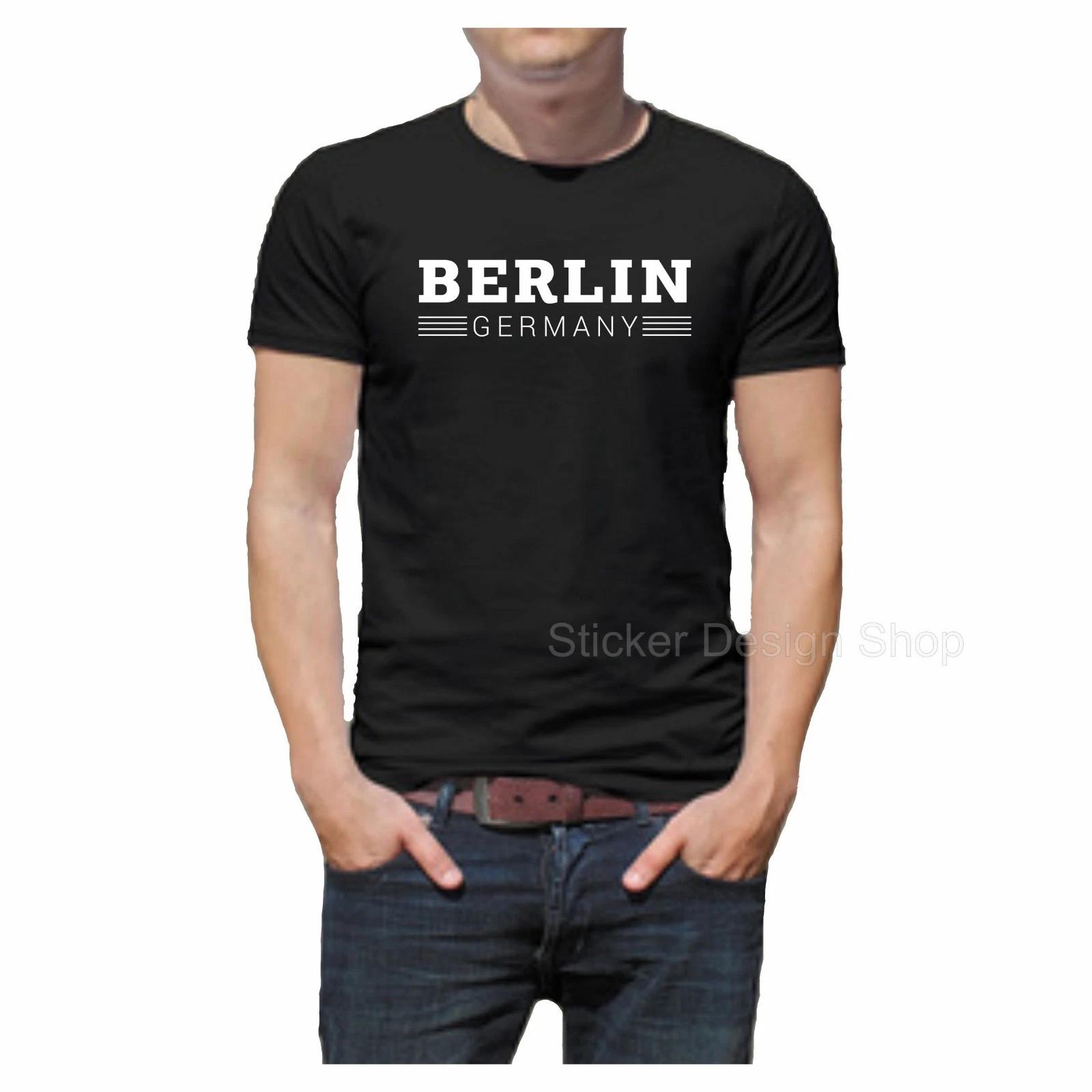 Berlin Germany T-Shirt Print Unisex Cotton Fruit of The Loom Germany L
