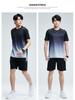 Unisex Quick-Dry Sports Set: Ice Silk Short-Sleeve for Outdoor Running