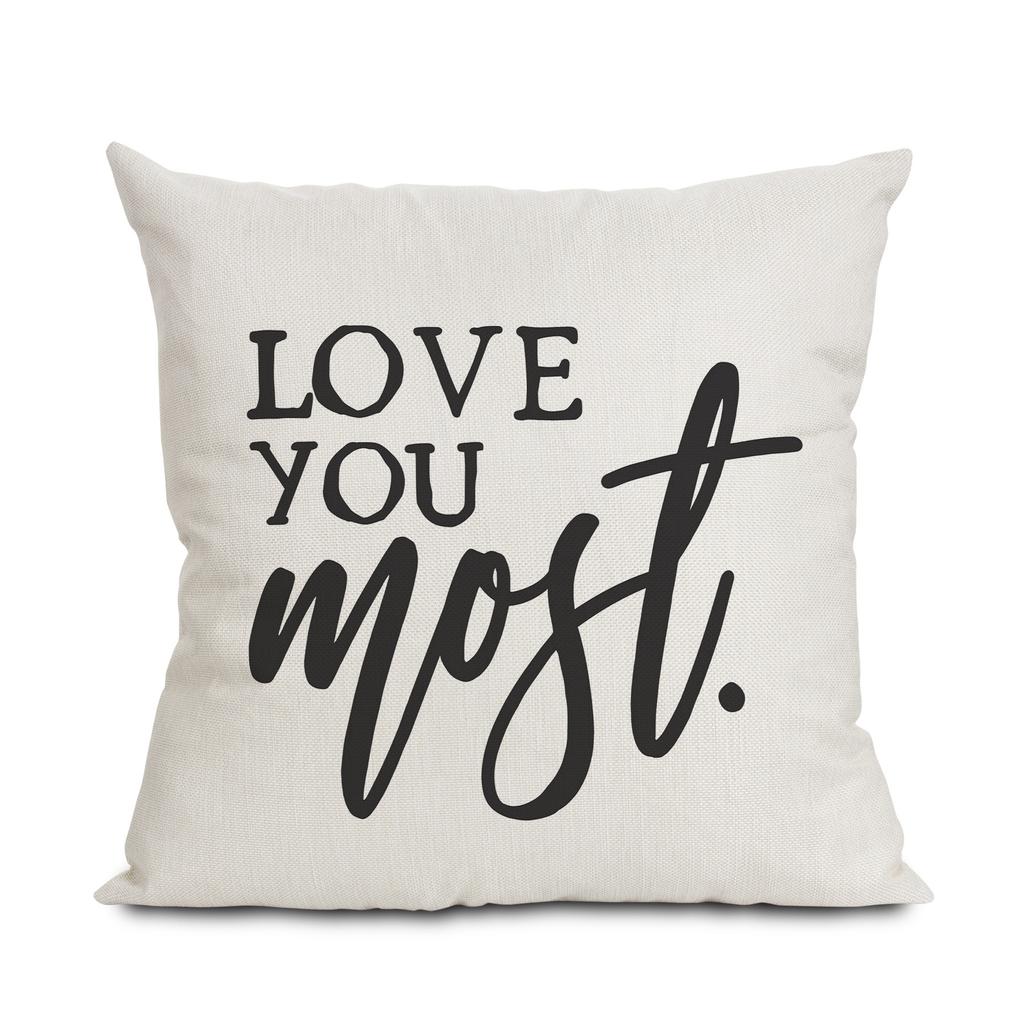 Home Furnishings New Couple Valentine's Day Love Pillow Cushion Lumbar Backrest Sofa Cushion