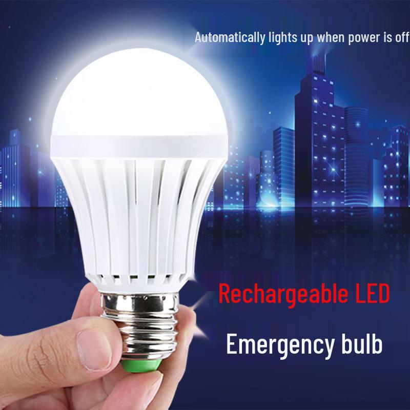 Rechargeable LED Emergency Light Bulb with Battery, B22 Bayonet, Auto-On After Power Outage, Available in 5W, 7W, 9W, 12W, 15W