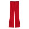 Zbzr Spring New Women clothes Western Style With Belt Vest Top Trumpet pants 2390198 2377198