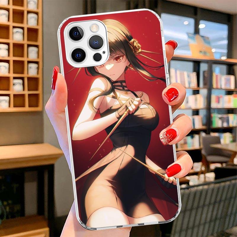 S-Spy Family Yor F-Forger Cover Phone Case For iPhone 16 17 Air 15 14 Pro Max 16E Phone Case 13 Mini 12 11 7 SE 8 Print Pattern