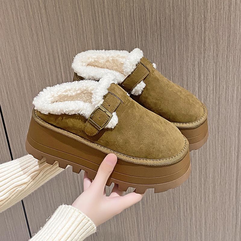 

Модные женские туфли на плоской подошве, новые, пробковые, на открытом воздухе, удобные, толстые, модные, женские, повседневные, температура пакета, головка, половина кронштейна 35 света загар