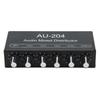 3.5mm Interface Headphone Amplifier Mixer 2 in 4 Out Signal Mixer Box  for Studio Use