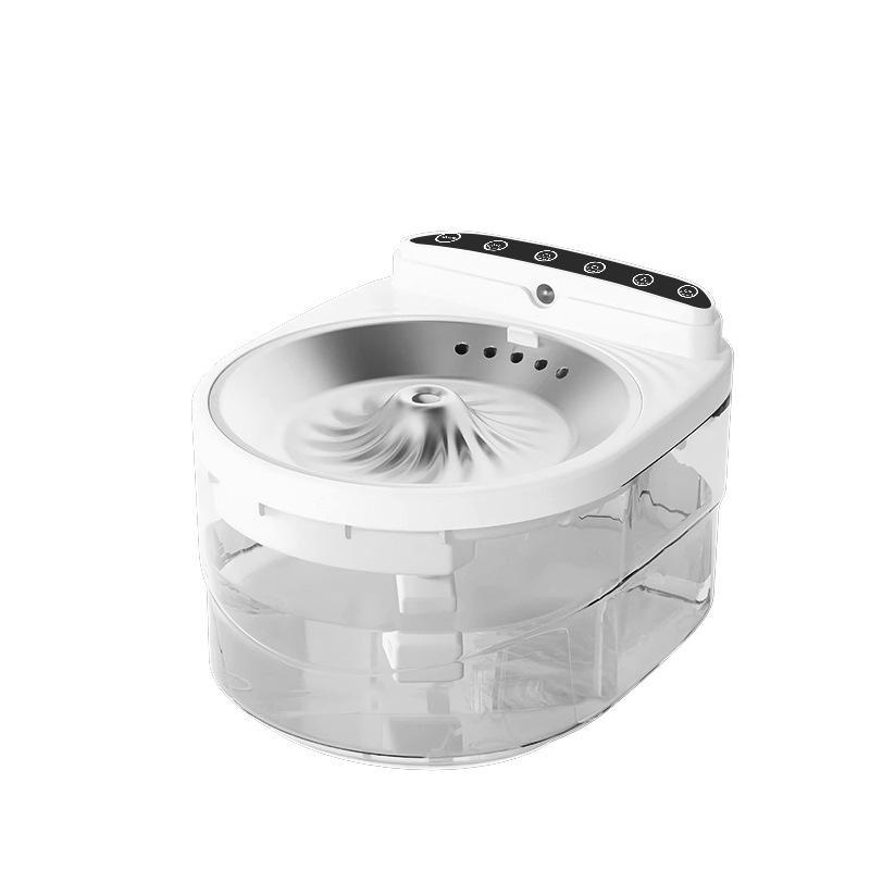 Kabelloser Blumen-Trinkbrunnen für Haustiere mit UV-Sterilisation für Katzen und Hunde