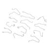 12pcs Headlight Bulb Retaining Spring Clips 5ZHSFULLKIT Metal Headlamp Bulb Holder Clip for H1 H3 H4 H7 Bulbs