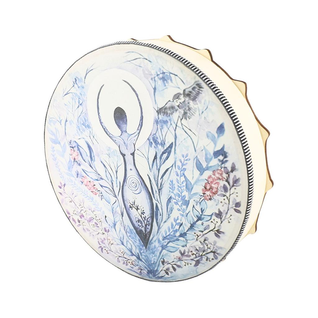 Šamanský buben Sibiřský buben Spirit Music Ručně vyráběný šamanský buben s domácí dekorací bubnové tyče