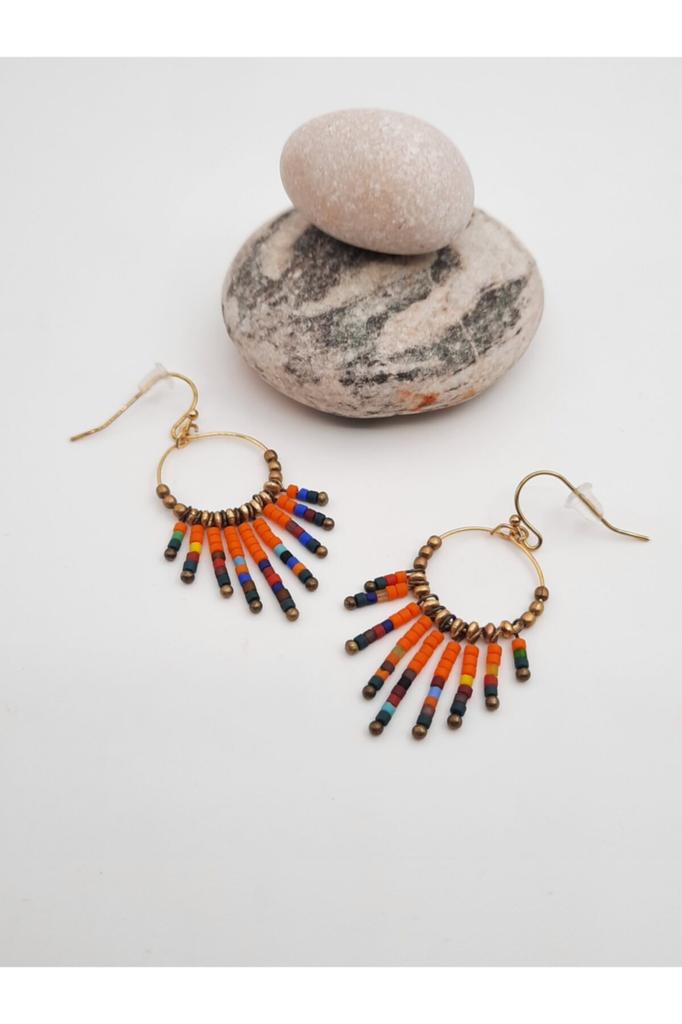 Valentine's Day Birthday Gift Handmade Ethnic Authentic Hippie Bohemian Fashion Jewelry Earrings