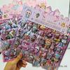 Labubu 3D Cartoon Double-Layer Bubble Stickers: Fun Foam Stickers for Kids' Rewards