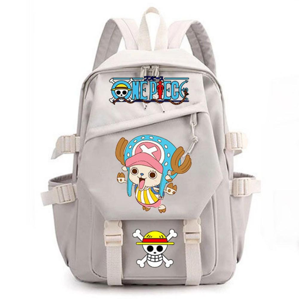 Anime ONE PIECE Schoolbag Children's Backpack Primary School Bag Male and Female Junior High School Students College Students Campus Backpack