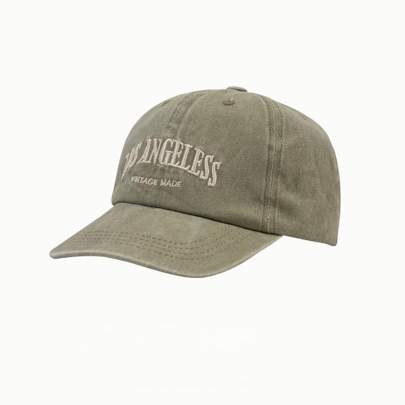 Unisex Vintage Baseball Cap with Letter Embroidery and Adjustable Snapback for Spring and Summer