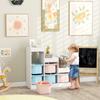 Toy Storage Organiser W/ 6 Removable Bins Ages 3-8 Multi-colour