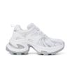 [Shei Su Yinyin] Paris old magazine~ silver and white mesh heightening platform sports and leisure shoes female dad shoes