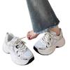 Dad Shoes Girl 2025 Spring Versatile Breathable Little White Shoes Korean Version Height Increasing Thick-soled Lightweight Casual Shoes Hot Sale