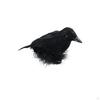 3 Pieces Halloween Crows Birds and Ravens Decor Animal Model Handmade Simulation