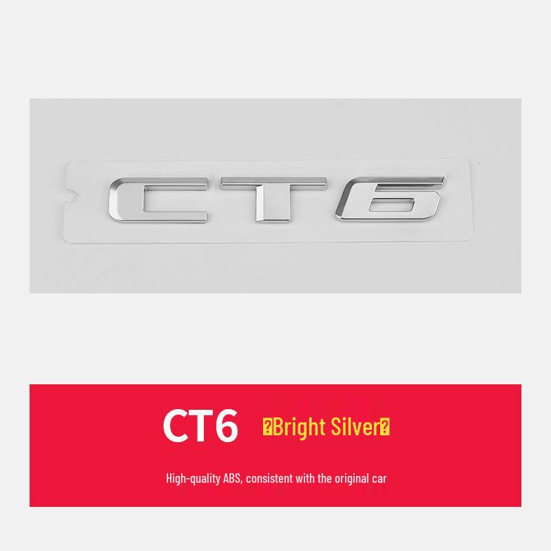 Cadillac CT4/CT5/CT6 AWD 40T XTS ATSL Rear Plastic Emblem for Car Modification