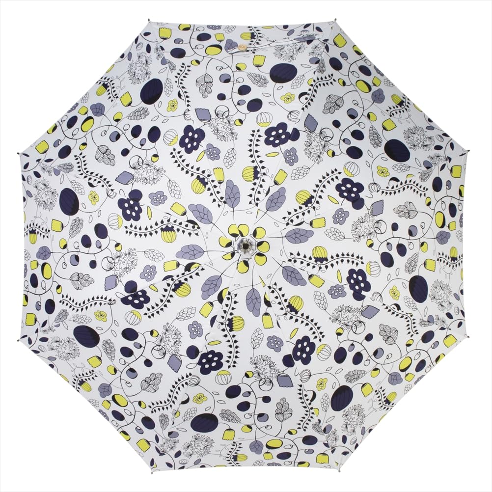 Ogawa Nordic Suitable for Sun and UV Favorite Garden Perfect Gift for Respect for the Aged 81088 Women's Parasol, Pattern, Rain, 99.9% Protection,