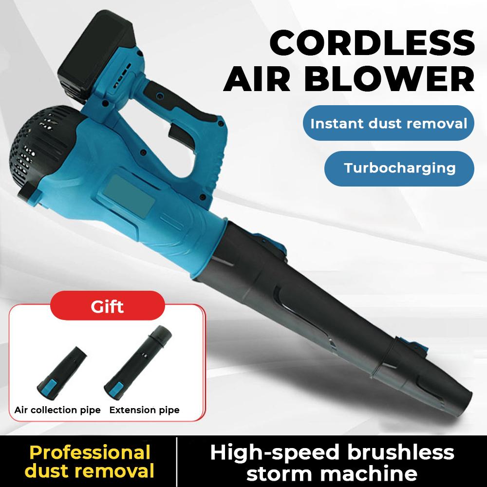 Mamidw 38000RPM Brushless Cordless Air Blower Handheld Leaf Jet Turbo Blower Power Tool For Makita 18V Battery