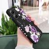 Beautiful Peony Phone Case For Xiaomi Redmi Note 14 13 12 12S 11 11S 10 10S 9 9S Pro Plus 4G 5G Liquid Silicone Cover