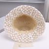 Spring and summer new fashion small fresh lace mesh three-dimensional small flower bucket hat outdoor travel sweet sun hat