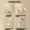 Adjustable Hair Dryer Bracket In Bathroom Non Perforated Wall Mounted Hair Dryer Storage Rackbathroom Organizer And Storage Rack